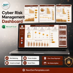Cyber Risk Management Dashboard in Excel product cover