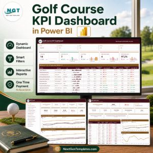 Golf Course KPI Dashboard in Power BI