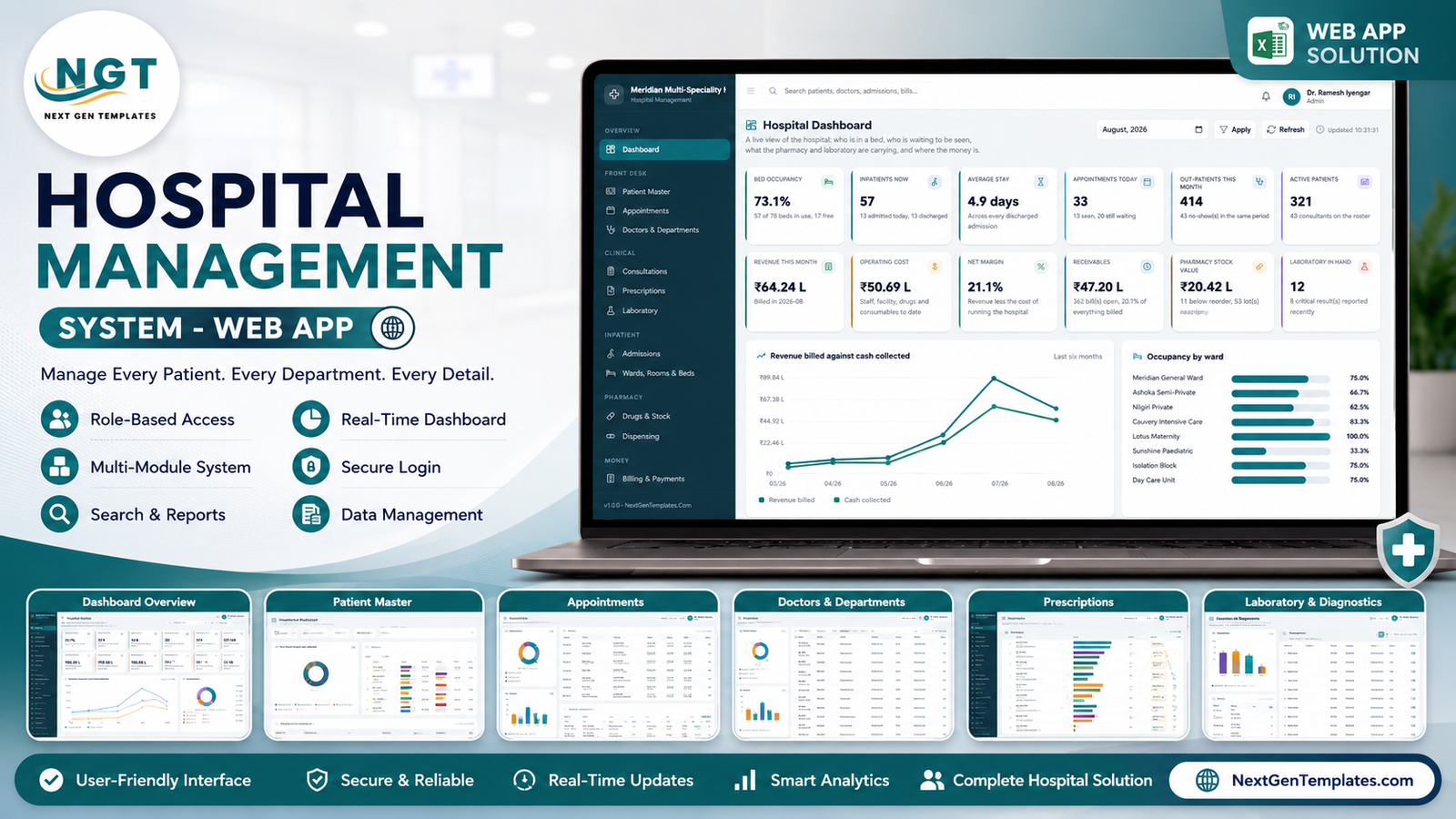 Hospital Management System Web App