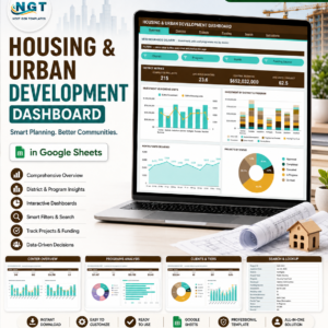 Housing & Urban Development Dashboard in Google Sheets