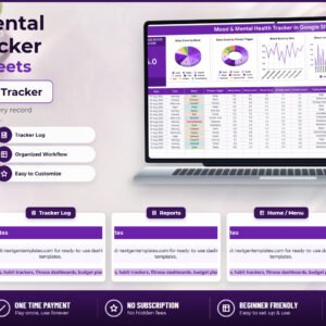 Mood & Mental Health Tracker in Google Sheets