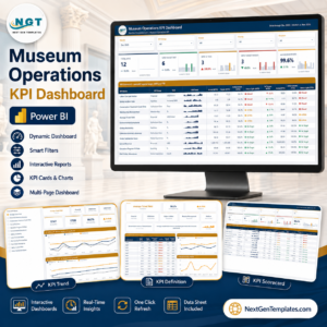 Museum Operations KPI Dashboard in Power BI