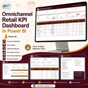 Omnichannel Retail KPI Dashboard in Power BI product image
