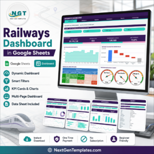 Railways Dashboard in Google Sheets