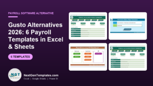 Gusto Alternatives 2026: 6 Payroll Templates in Excel & Sheets - Next ...