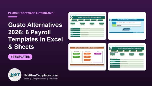 Gusto Alternatives 2026: 6 Payroll Templates in Excel & Sheets - Next ...