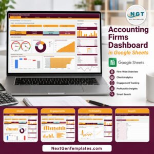 Accounting Firms Dashboard in Google Sheets