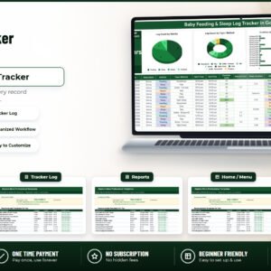 Baby Feeding & Sleep Log Tracker in Google Sheets