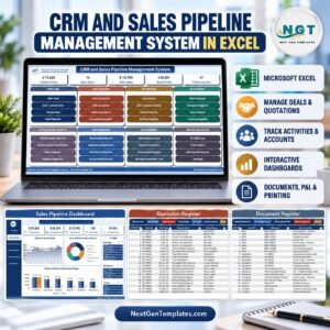 CRM and Sales Pipeline Management System in Excel VBA
