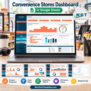 Convenience Stores Dashboard in Google Sheets