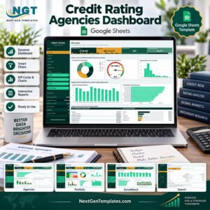 Credit Rating Agencies Dashboard in Google Sheets