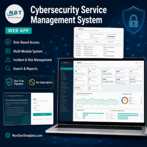 Cybersecurity Service Management System Web App