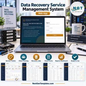 Data Recovery Service Management System Web App