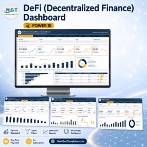 DeFi (Decentralized Finance) Dashboard in Power BI