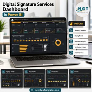 Digital Signature Services Dashboard in Power BI