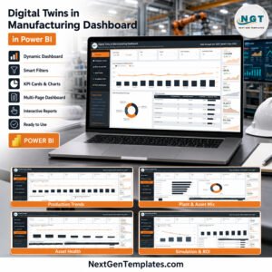 Digital Twins in Manufacturing Dashboard in Power BI