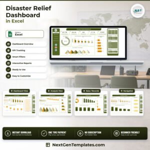 Disaster Relief Dashboard in Excel