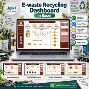 E-waste Recycling Dashboard in Excel