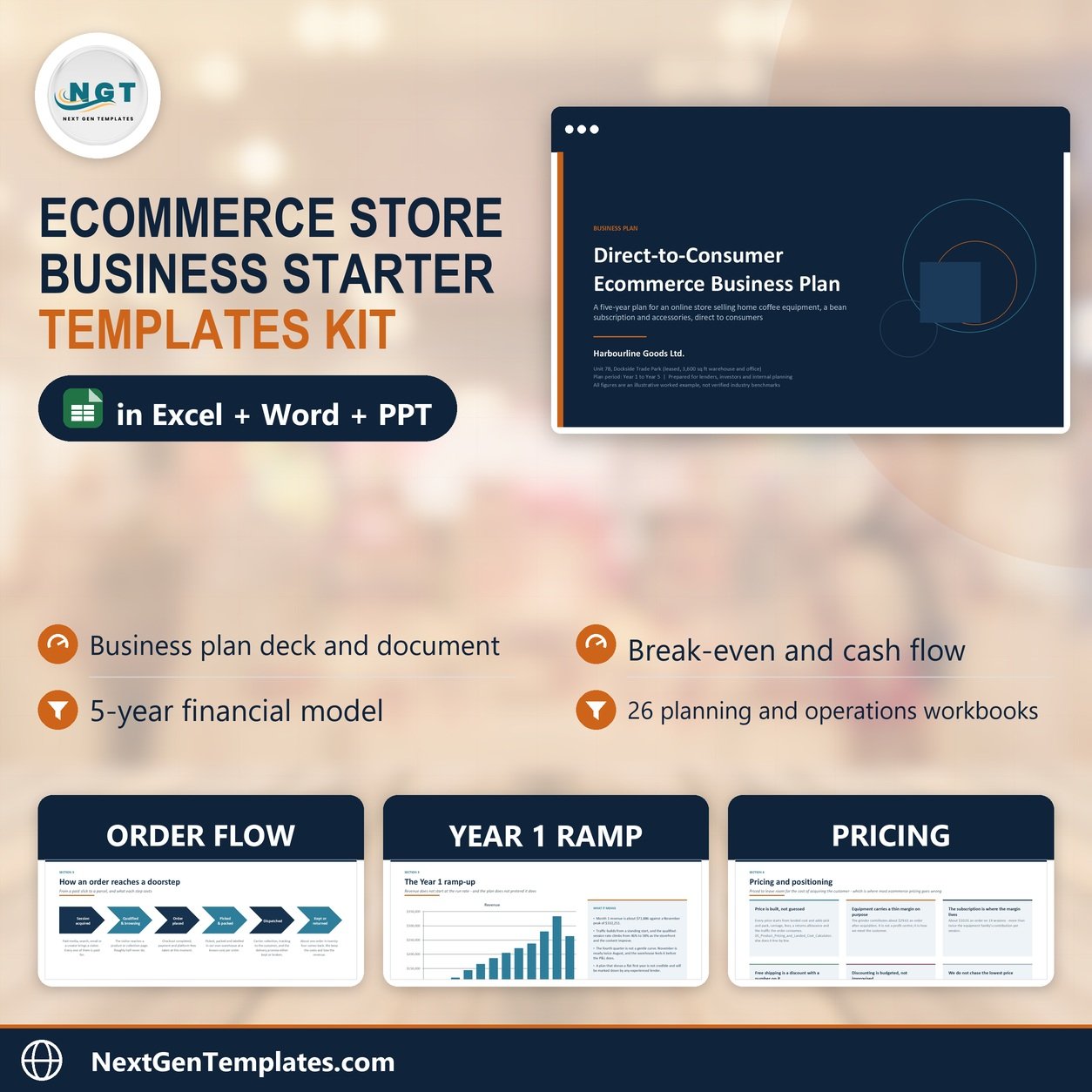 Ecommerce Store Business Starter Templates Kit