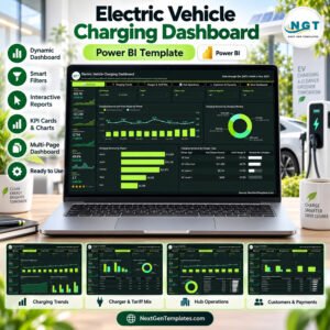Electric Vehicle Charging Dashboard in Power BI