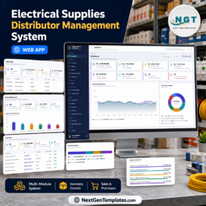 Electrical Supplies Distributor Management System Web App