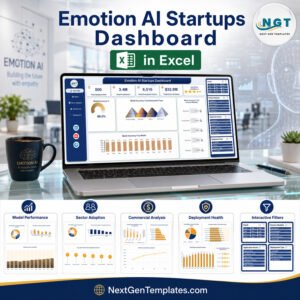 Emotion AI Startups Dashboard in Excel