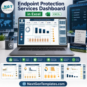Endpoint Protection Services Dashboard in Excel