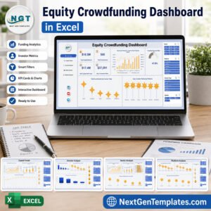Equity Crowdfunding Dashboard in Excel feature image