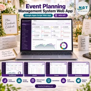 Event Planning Management System Web App
