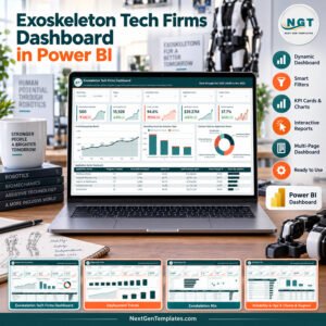 Exoskeleton Tech Firms Dashboard in Power BI