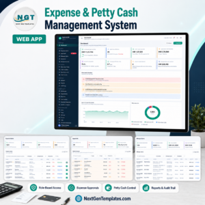 Expense & Petty Cash Management System Web App