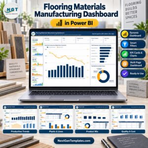 Flooring Materials Manufacturing Dashboard in Power BI