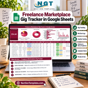 Freelance Marketplace Gig Tracker in Google Sheets
