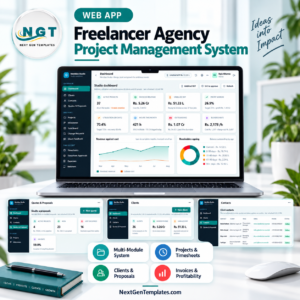 Freelancer and Agency Project Management System Web App product cover