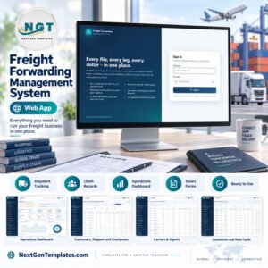 Freight Forwarding Management System Web App