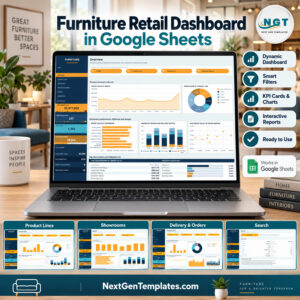 Furniture Retail Dashboard in Google Sheets