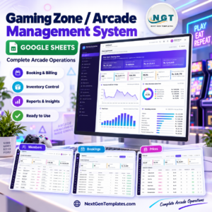 Gaming Zone and Arcade Management System Web App product cover