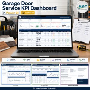 Garage Door Service KPI Dashboard in Power BI