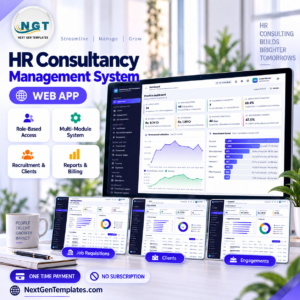 HR Consultancy Management System Web App product feature image