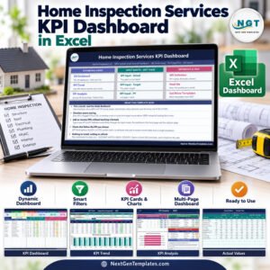 Home Inspection Services KPI Dashboard in Excel feature image