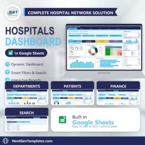 Hospitals Dashboard in Google Sheets