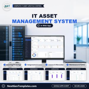 IT Asset Management System Web App
