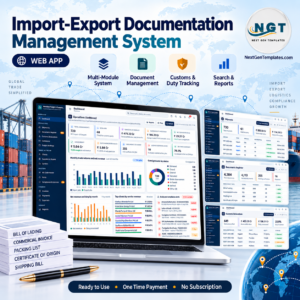 Import-Export Documentation Management System Web App