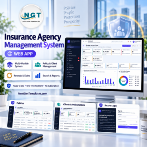 Insurance Agency Management System Web App