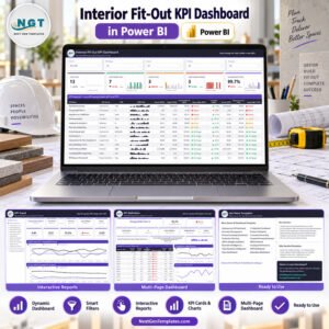 Interior Fit-Out KPI Dashboard in Power BI