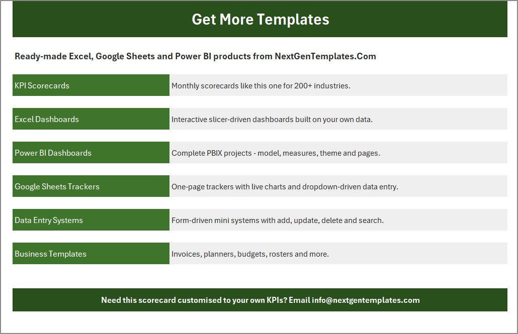 Get More Templates page