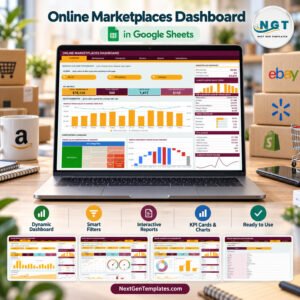 Online Marketplaces Dashboard in Google Sheets