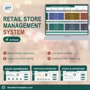 Retail Store Management System V1.0 in Excel VBA