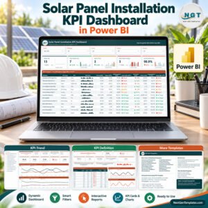 Solar Panel Installation KPI Dashboard in Power BI