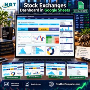 Stock Exchanges Dashboard in Google Sheets